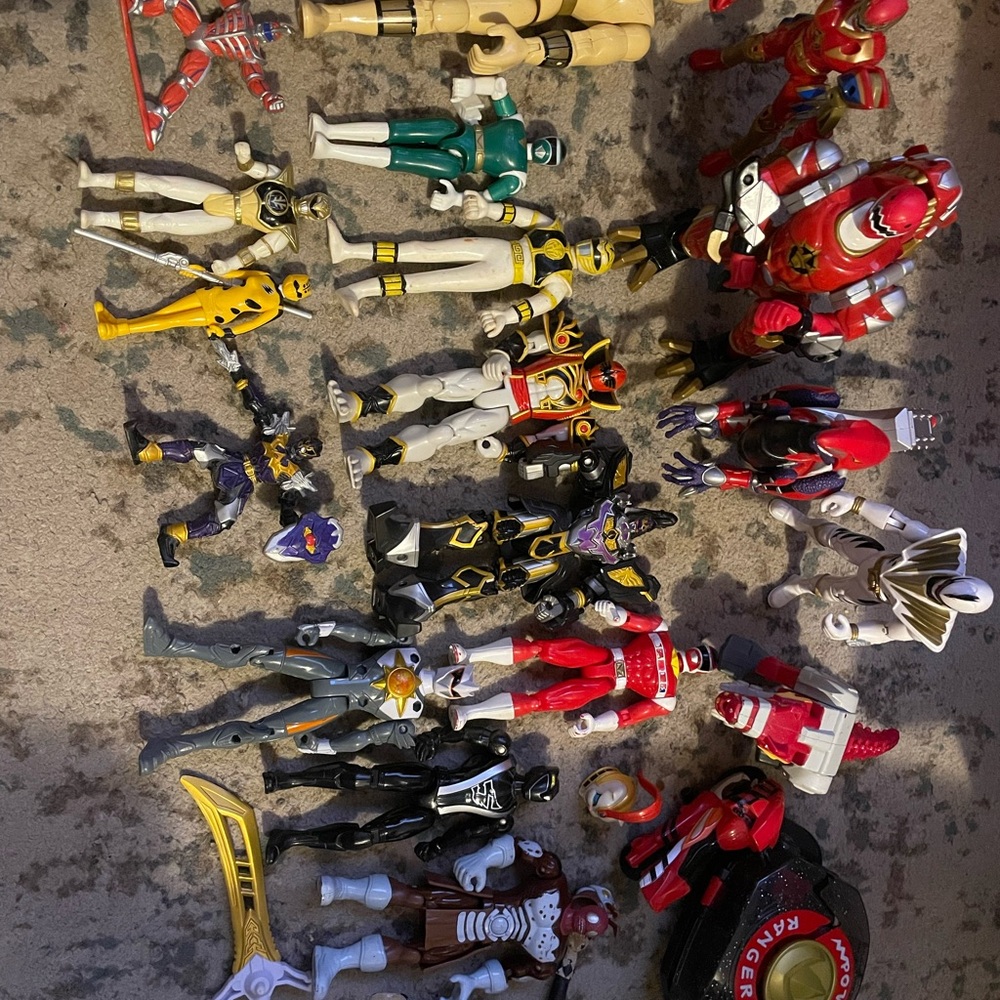 Vintage Power Rangers big lot